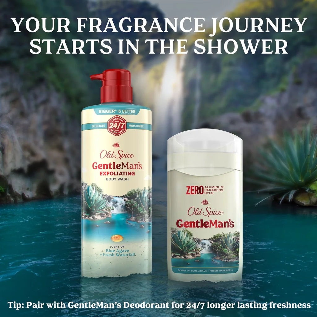 Old Spice GentleMan's Blend Body Wash - Blue Agave - 26oz: Paraben-Free, Sulfate-Free, Liquid, For Normal Skin