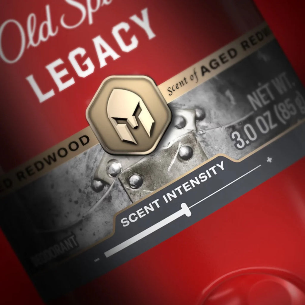 Old Spice Men's Long-Lasting Freshness 24-Hour Odor Protection Red Collection Deodorant - Legacy - 3oz