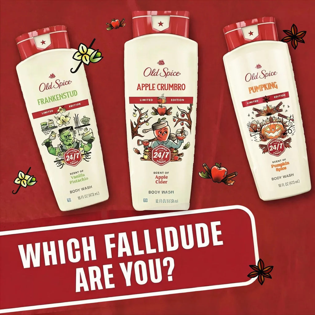 Old Spice Holidudes Body Wash - PumpKing - 16oz: Body Wash, Basic Cleansing, Whole Body, 16 oz Squeeze Bottle
