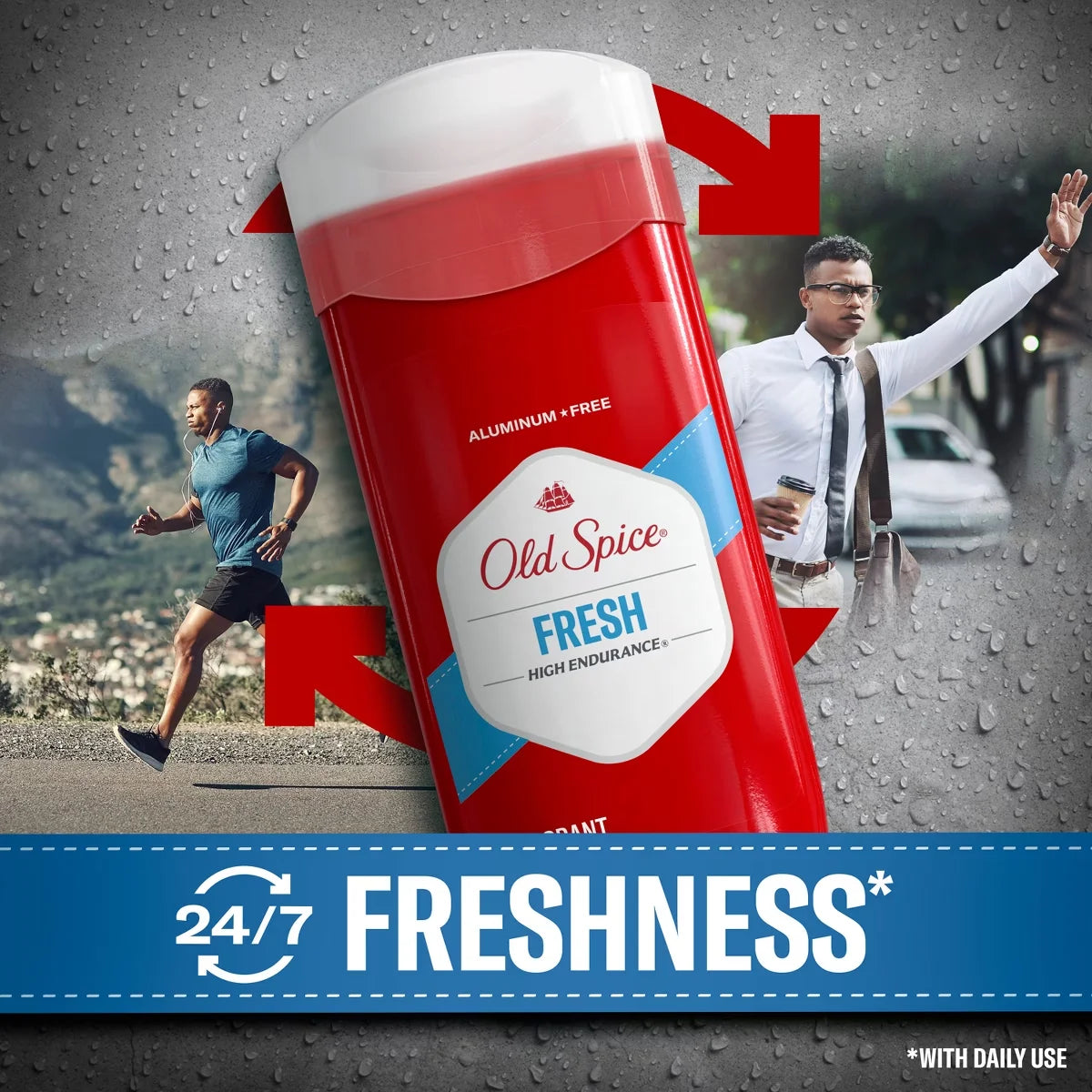Old Spice Men's Deodorant - Legendary Fragrance Fresh - 3.4oz/3pk: Under Arm Application, Invisible Solid, Antiperspirant Secondary image