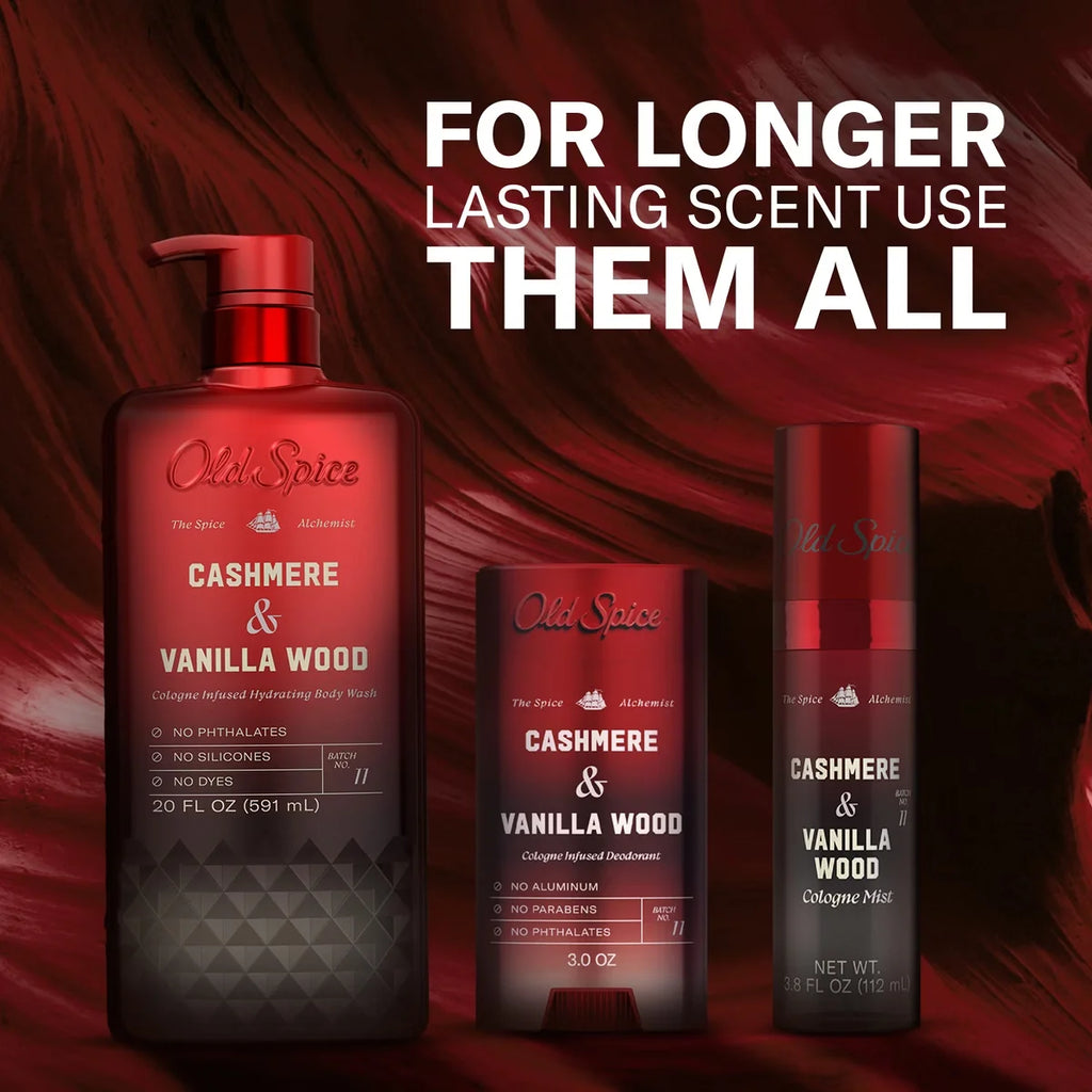 Old Spice x The Spice Alchemist Collection Men's Crafted for Compliments Cologne Mist - Cashmere and Vanilla Wood - 3.8 fl oz