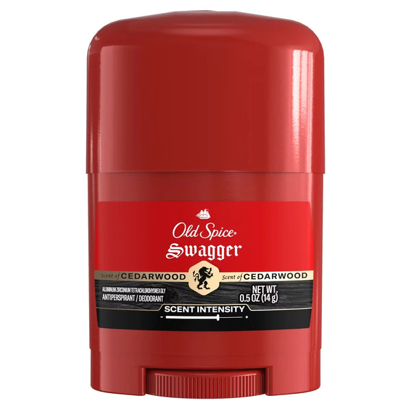 Old Spice Red Zone Swagger Invisible Solid - Trial Size - 0.5oz: Under Arm, Sulfate-Free, Lime & Cedar, Normal Skin