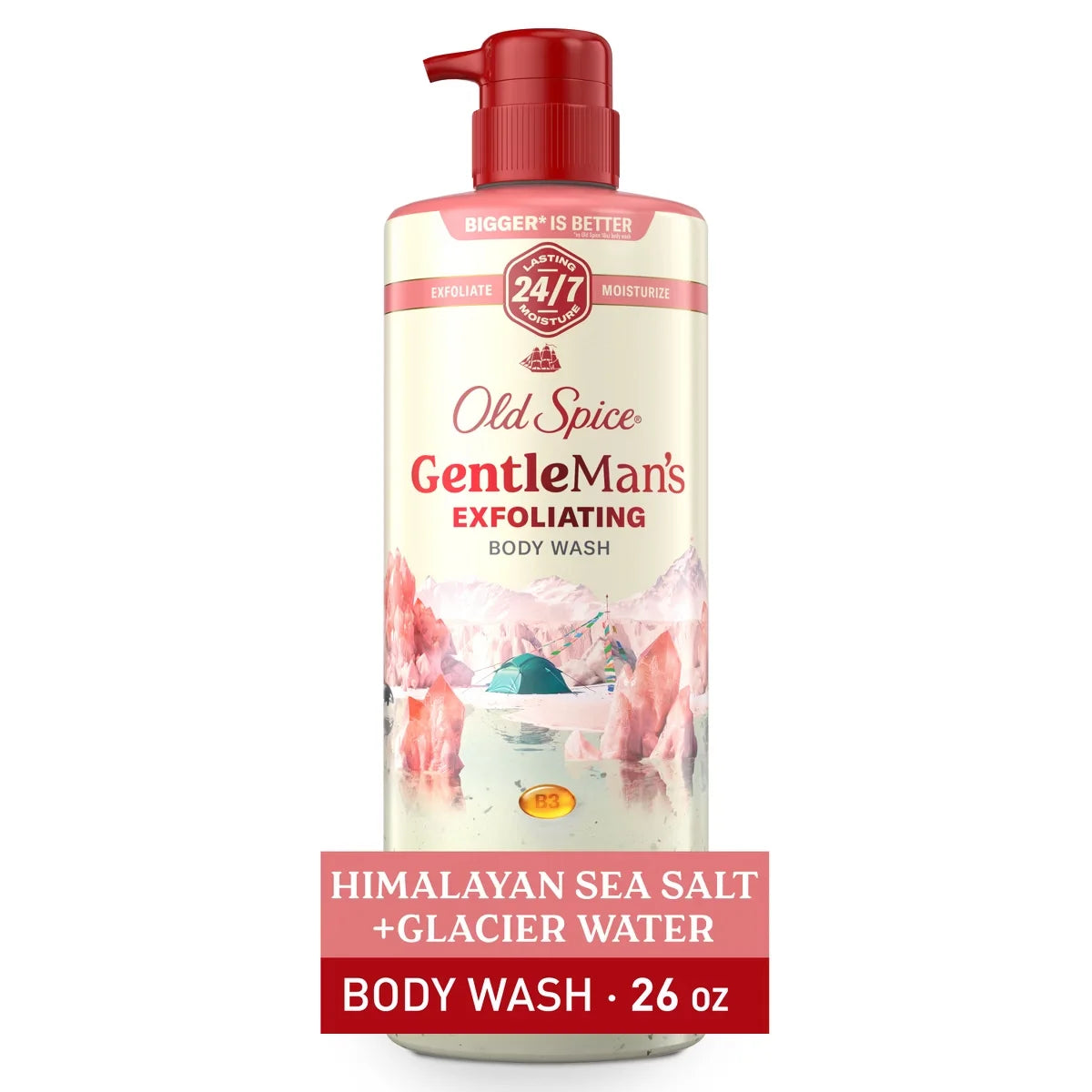 Old Spice GentleMan's Blend Exfoliating Body Wash - Himalayan Sea Salt - 26 fl oz: Whole Body, Pump Bottle, Normal Skin Main image