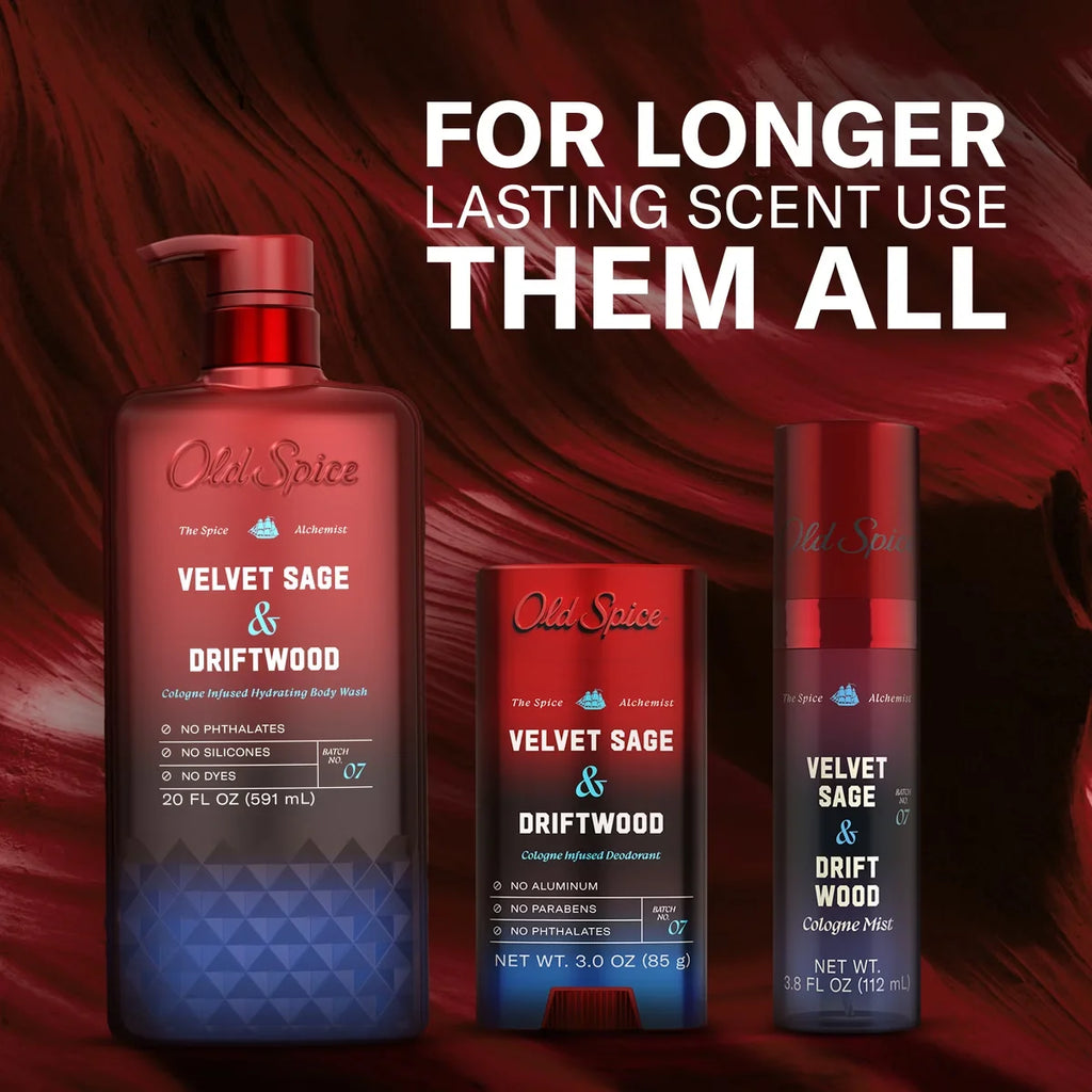 Old Spice x The Spice Alchemist Collection Men's Cologne Mist - Velvet Sage and Driftwood - 3.8 fl oz