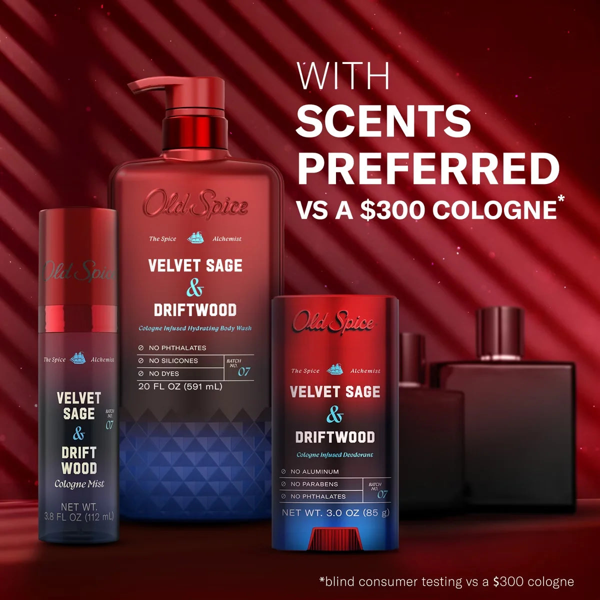 Old Spice x The Spice Alchemist Collection Men's Crafted for Compliments Cologne Infused Body Wash - Velvet Sage and Driftwood Scent - 20 fl oz