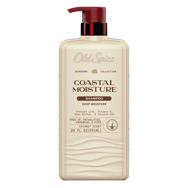 Old Spice Windborn Coastal Moisture Vanilla Shampoo - 20 fl oz