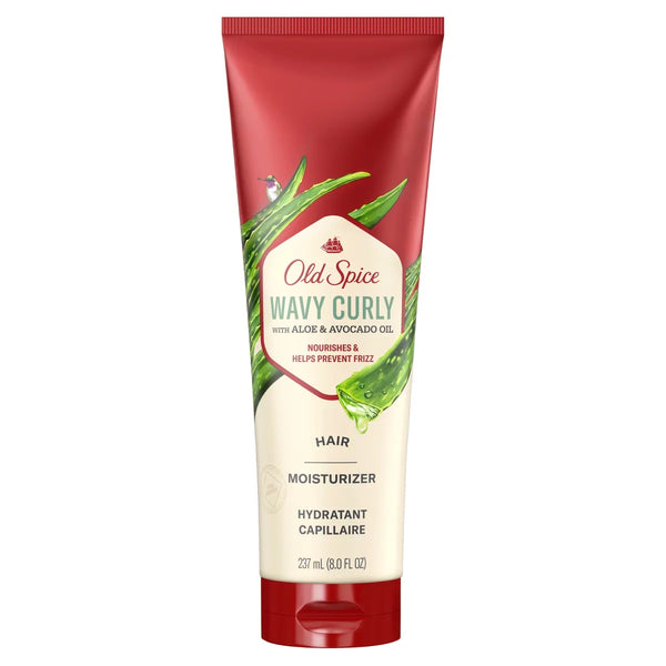 Old Spice Wavy Curly Hair Conditioner with Aloe and Avocado Oil - 8 fl oz: Curl Enhancing, All Hair Types, Contains Aloe and Avocado