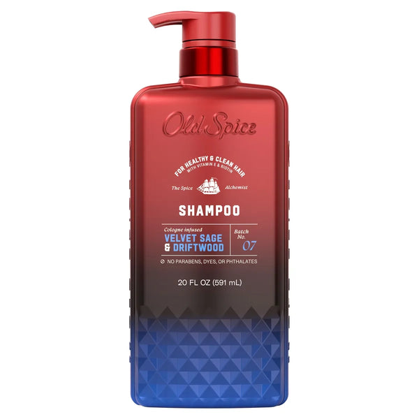Old Spice x The Spice Alchemist Velvet Sage & Driftwood Cologne Infused Shampoo - 20 fl oz