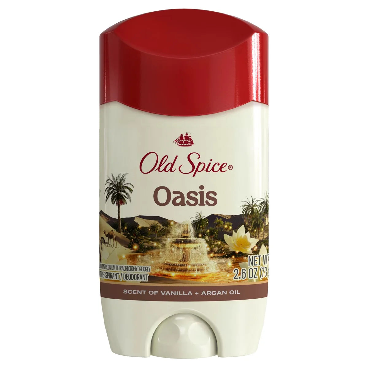 Old Spice Antiperspirant & Deodorant - Invisible Solid - Oasis - 2.6oz: Under Arm, Vanilla Scent, Normal Skin Main image