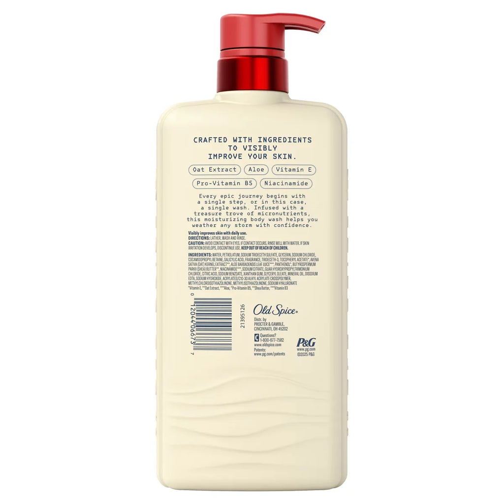 Old Spice Windborn Collection Men's Body Wash for Normal Skin - Coastal Vanilla Scent - 20 fl oz