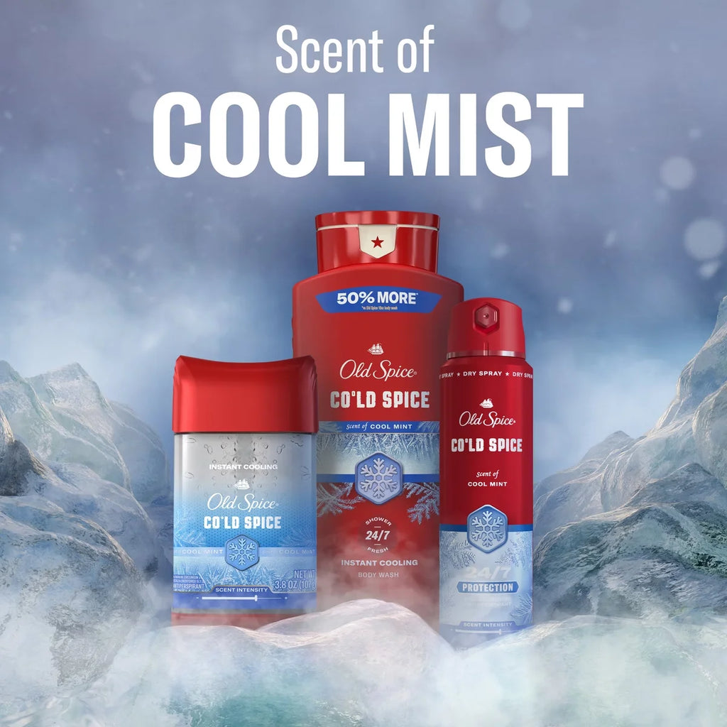 Old Spice Red Collection Men's Long-Lasting Fragrance Refreshing Clean Body Wash - Cold Spice Scent - 24 fl oz