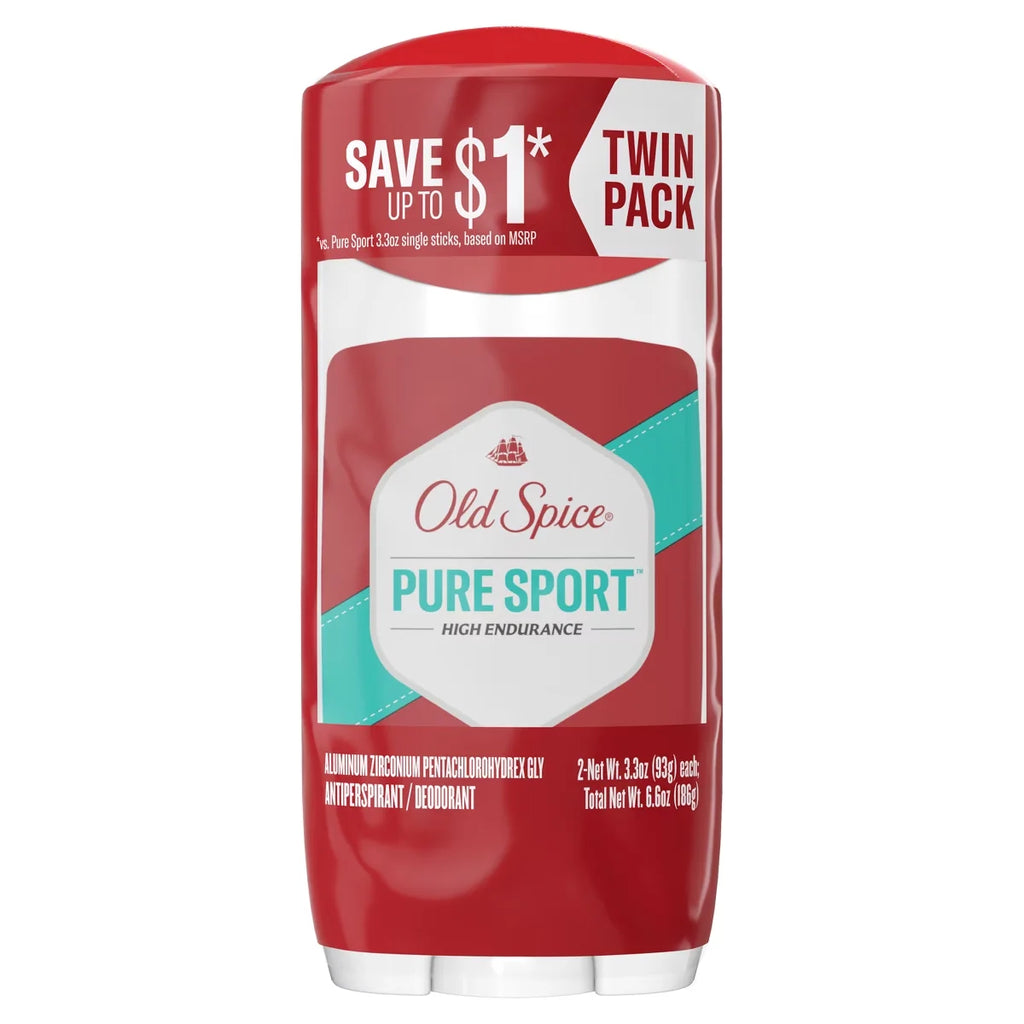 Old Spice High Endurance Antiperspirant & Deodorant for Men - 3.3oz/2pk