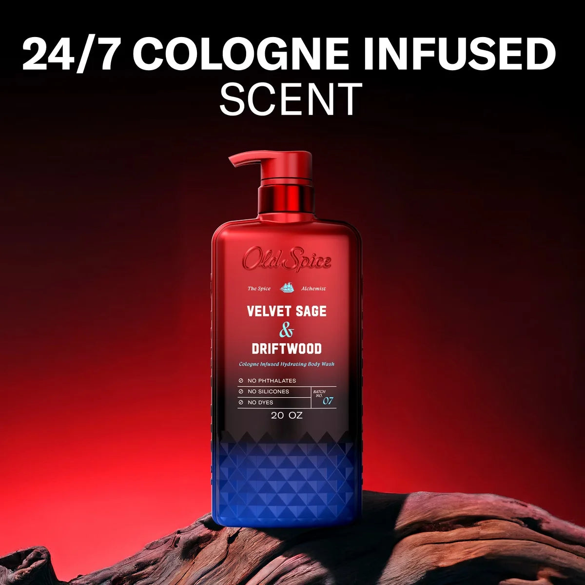 Old Spice x The Spice Alchemist Collection Men's Crafted for Compliments Cologne Infused Body Wash - Velvet Sage and Driftwood Scent - 20 fl oz Secondary image