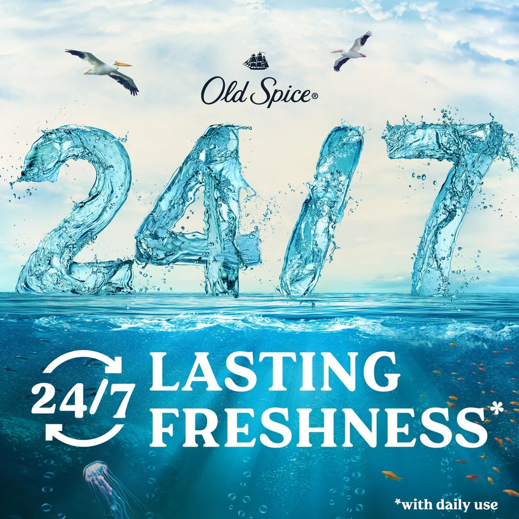 Old Spice Fresh Collection Deodorant Deep Sea Ocean Elements - 3oz