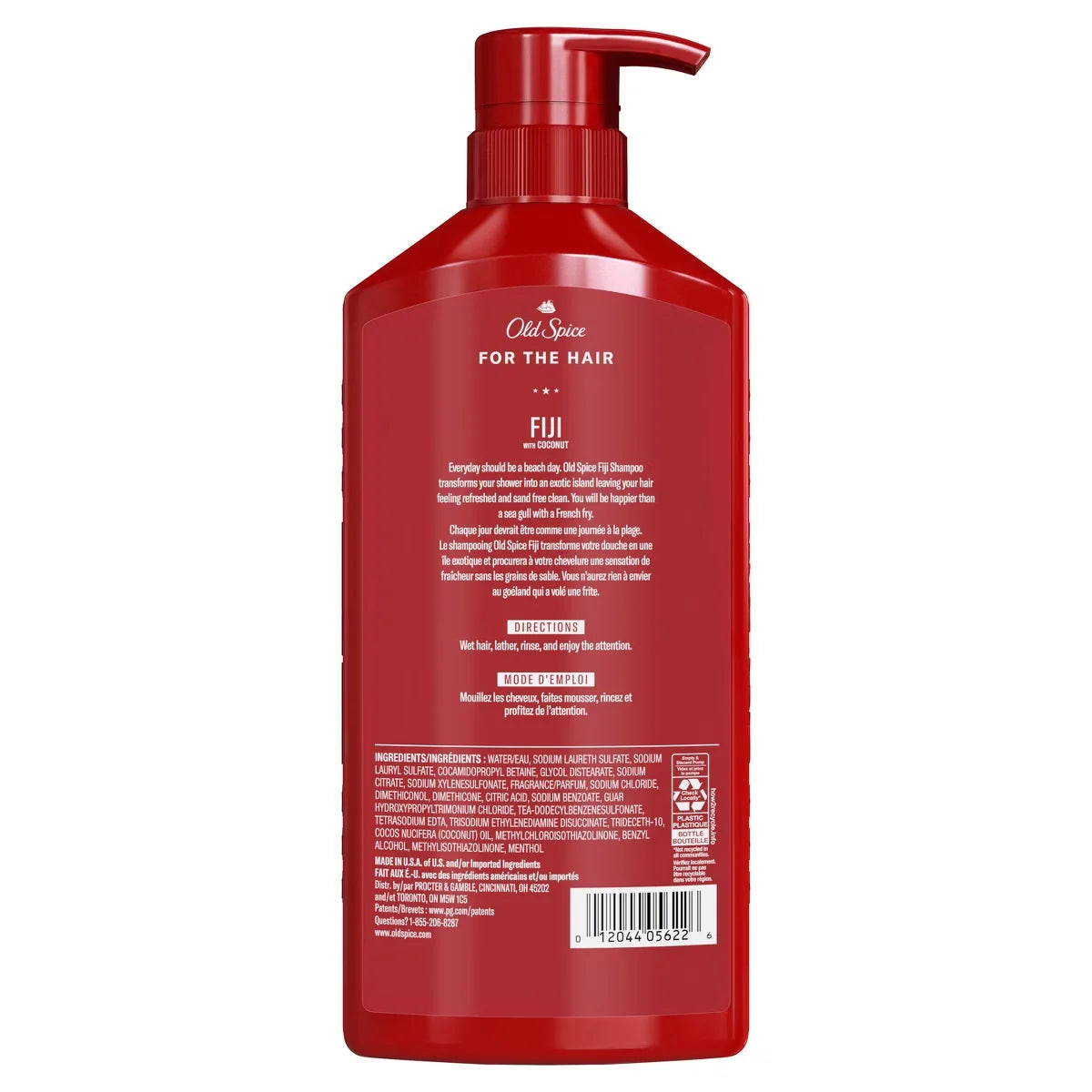 Old Spice Shampoo - 21.9 fl oz: Basic Cleansing, All Hair Types, Tropical Scent, Daily Use Secondary image