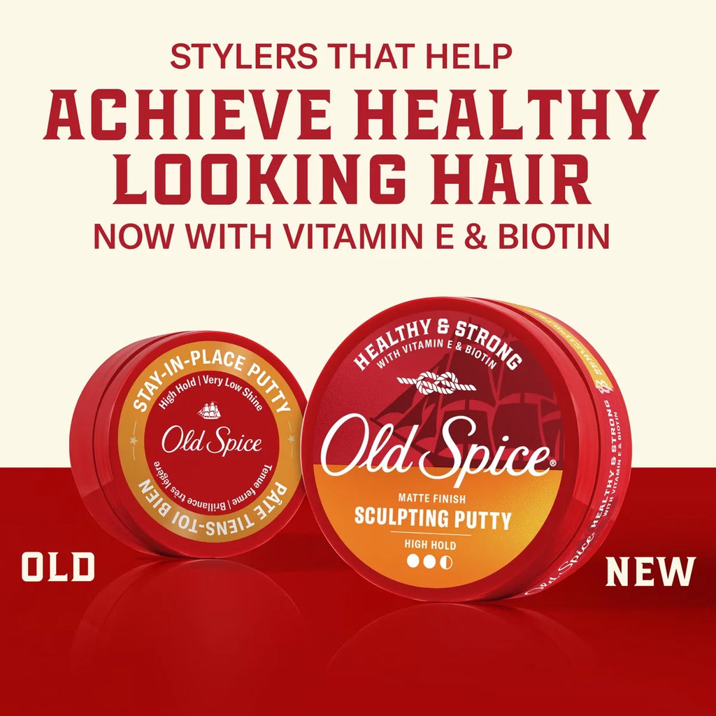 Old Spice Healthy & Strong Sculpting Putty Pomade - 2.22oz