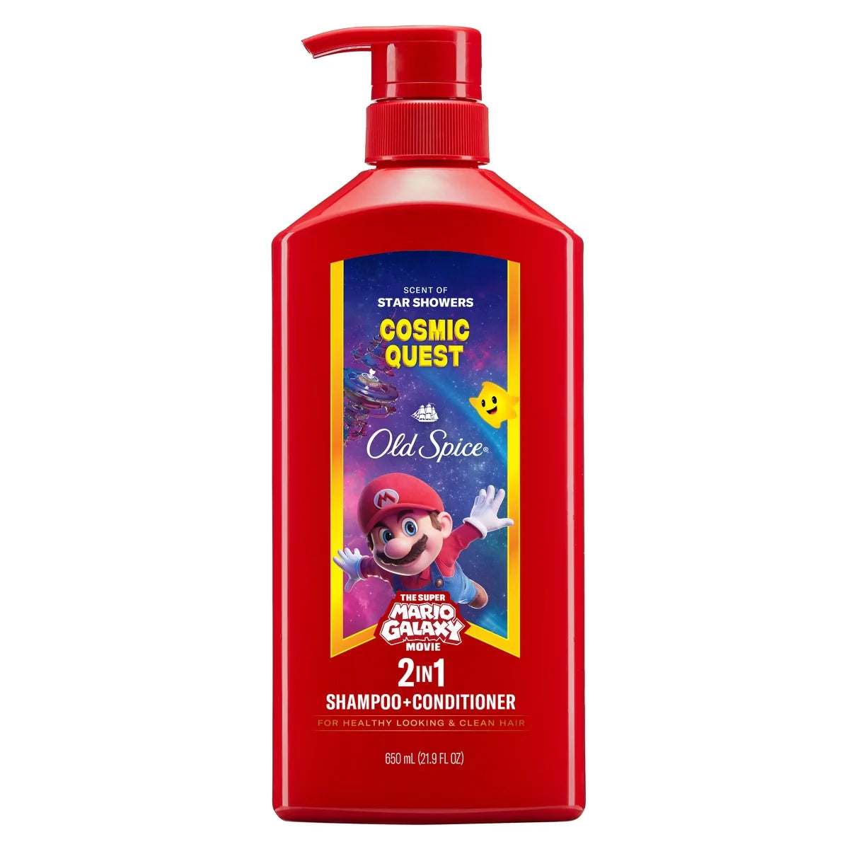 Old Spice Super Mario Cosmic Galaxy 2-in-1 Shampoo and Conditioner - 21.9 fl oz Main image