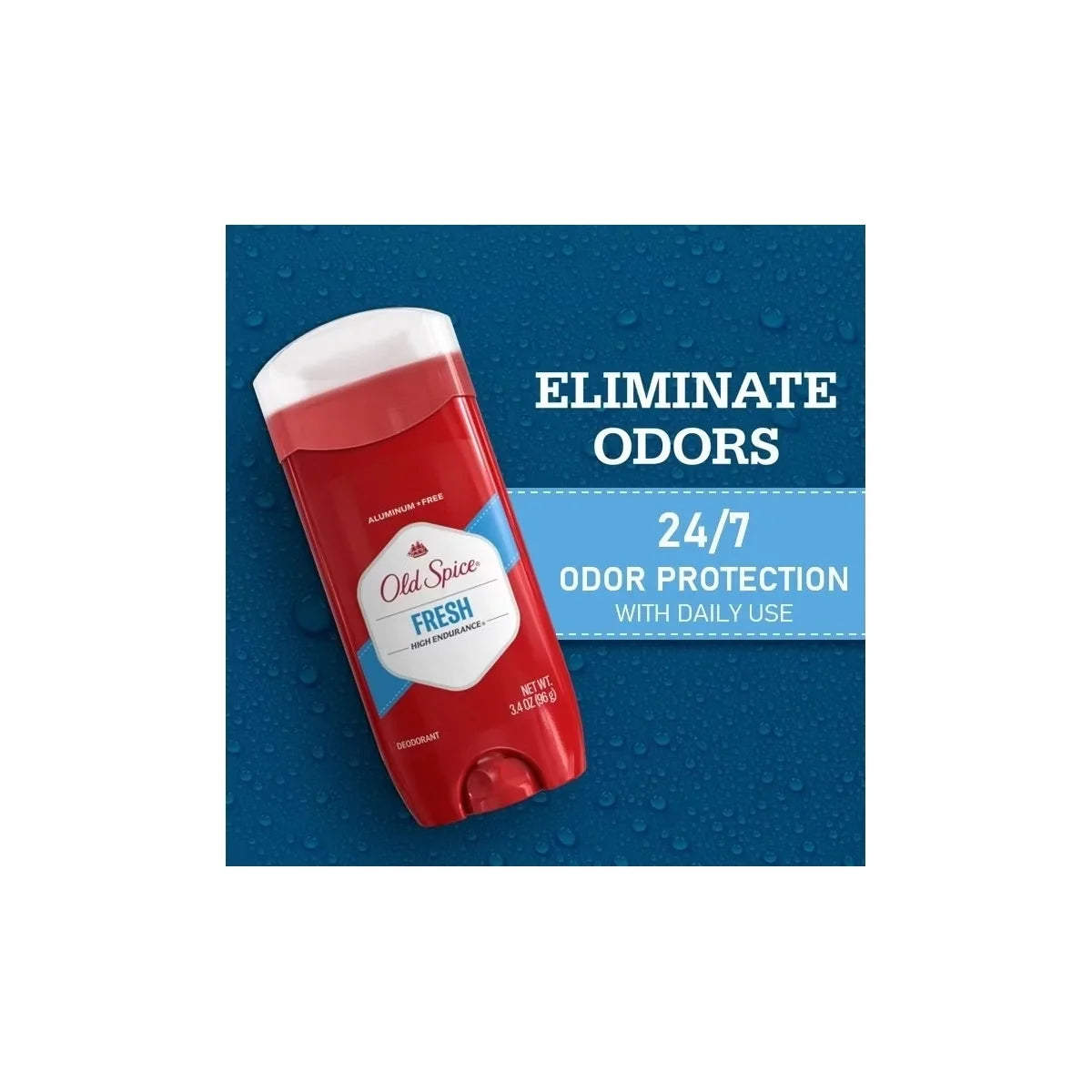 Old Spice High Endurance Deodorant for Men - Aluminum-Free 3.4oz/2pk: Under Arm, Invisible Solid, Fresh Scent, Normal Skin Secondary image