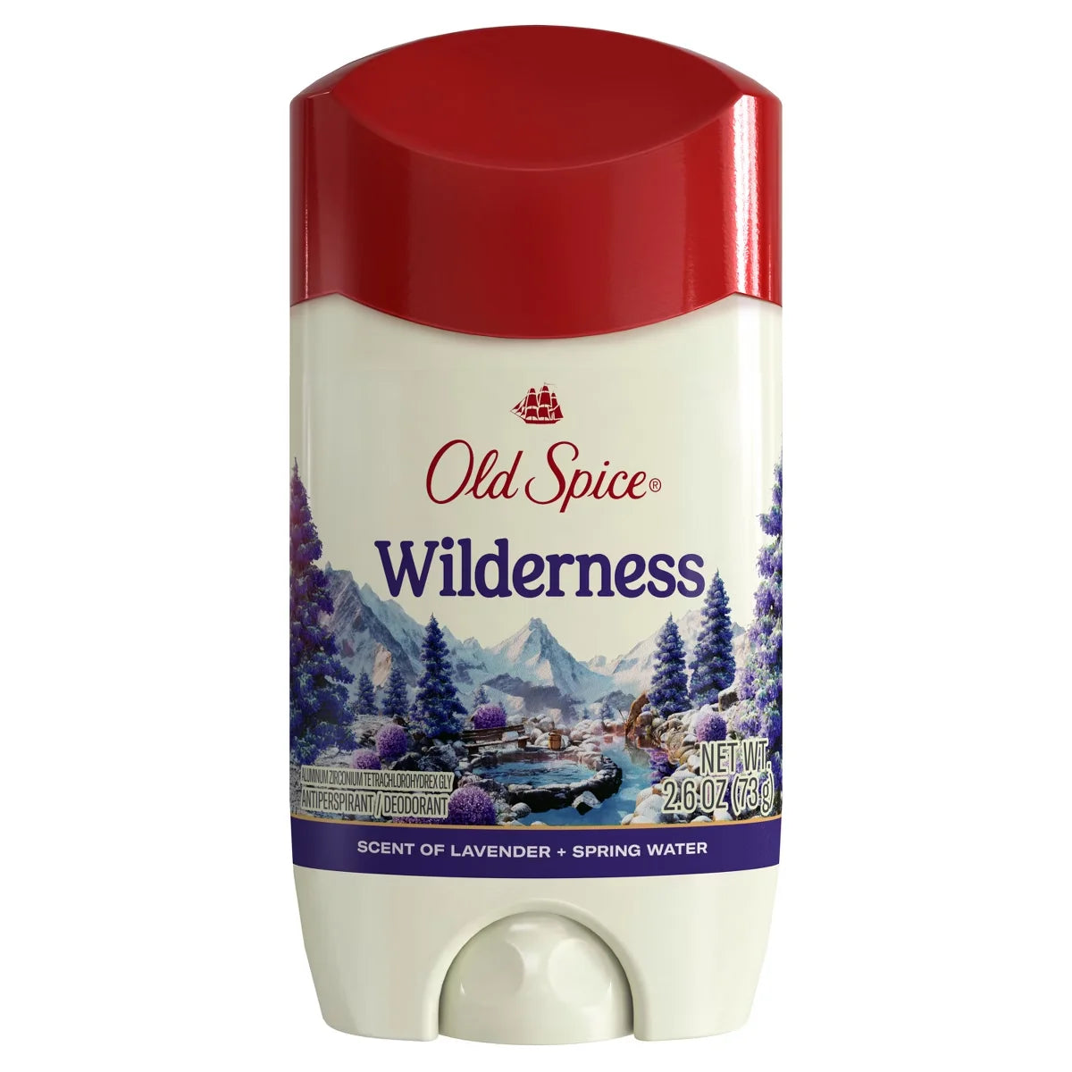 Old Spice Men's Wilderness with Lavender Antiperspirant & Deodorant - 2.6oz: Invisible Solid, Normal Skin Type Main image