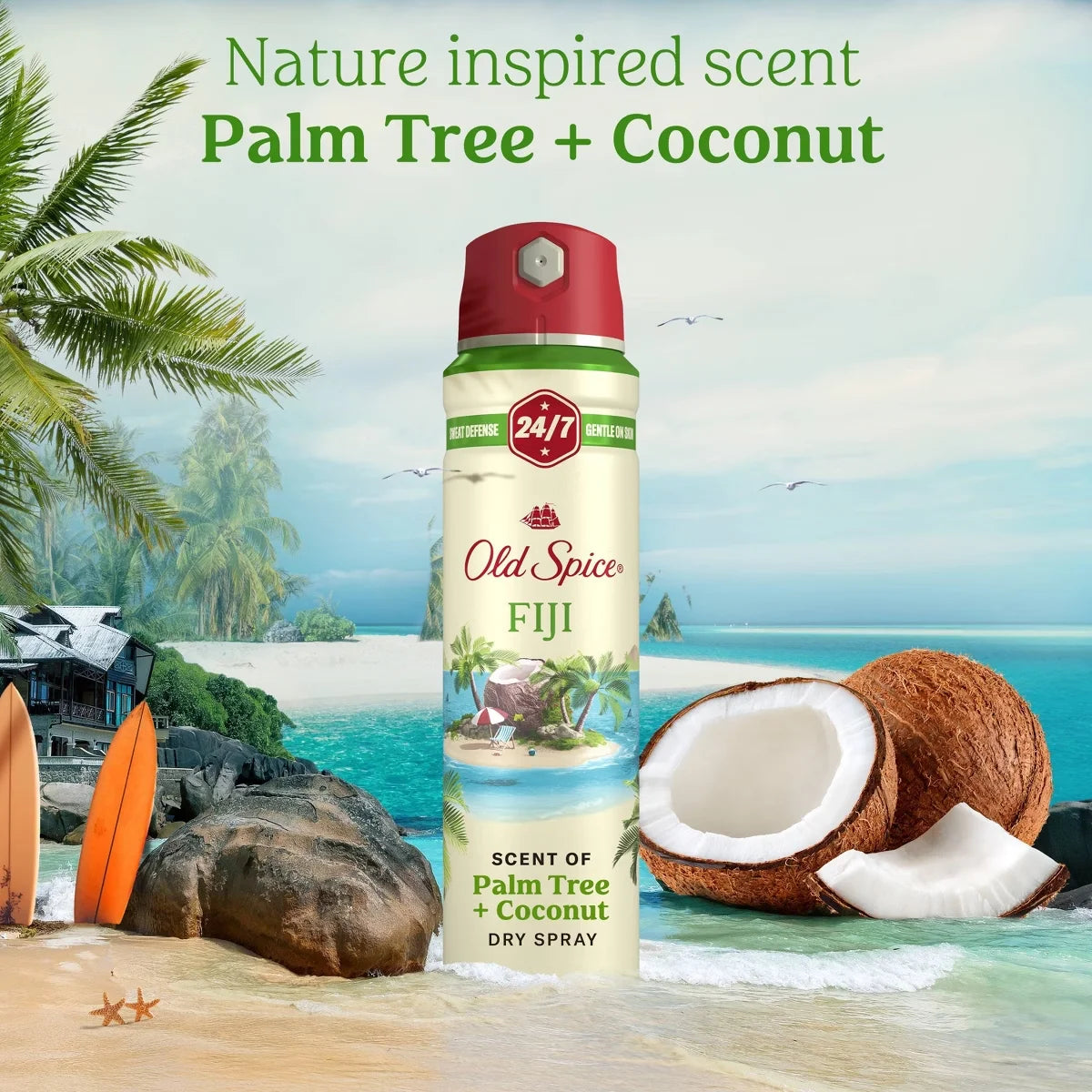 Old Spice Men's 4.3oz Fiji Antiperspirant & Deodorant + 3oz Wildnerness Deodorant Secondary image