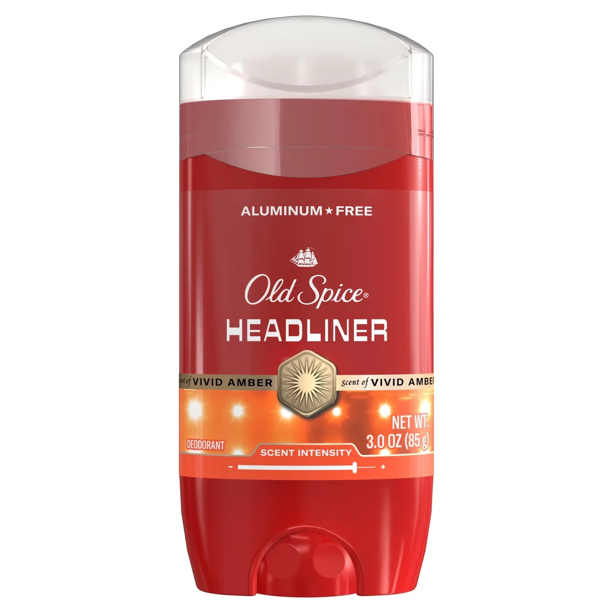 Old Spice Red Collection Men's 24-Hour Odor Protection Refreshing Fragrance Long-Lasting Freshness Deodorant - Headliner Scent - 3oz Main image