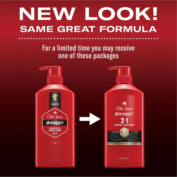 Old Spice Swagger 2-in-1 Men's Shampoo and Conditioner - 21.9 fl oz